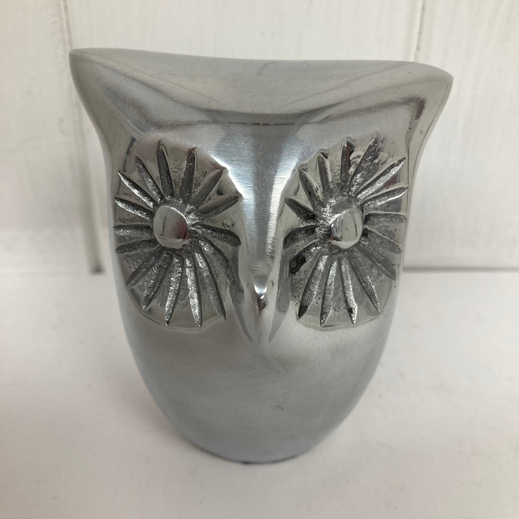 Small Aluminium Owl