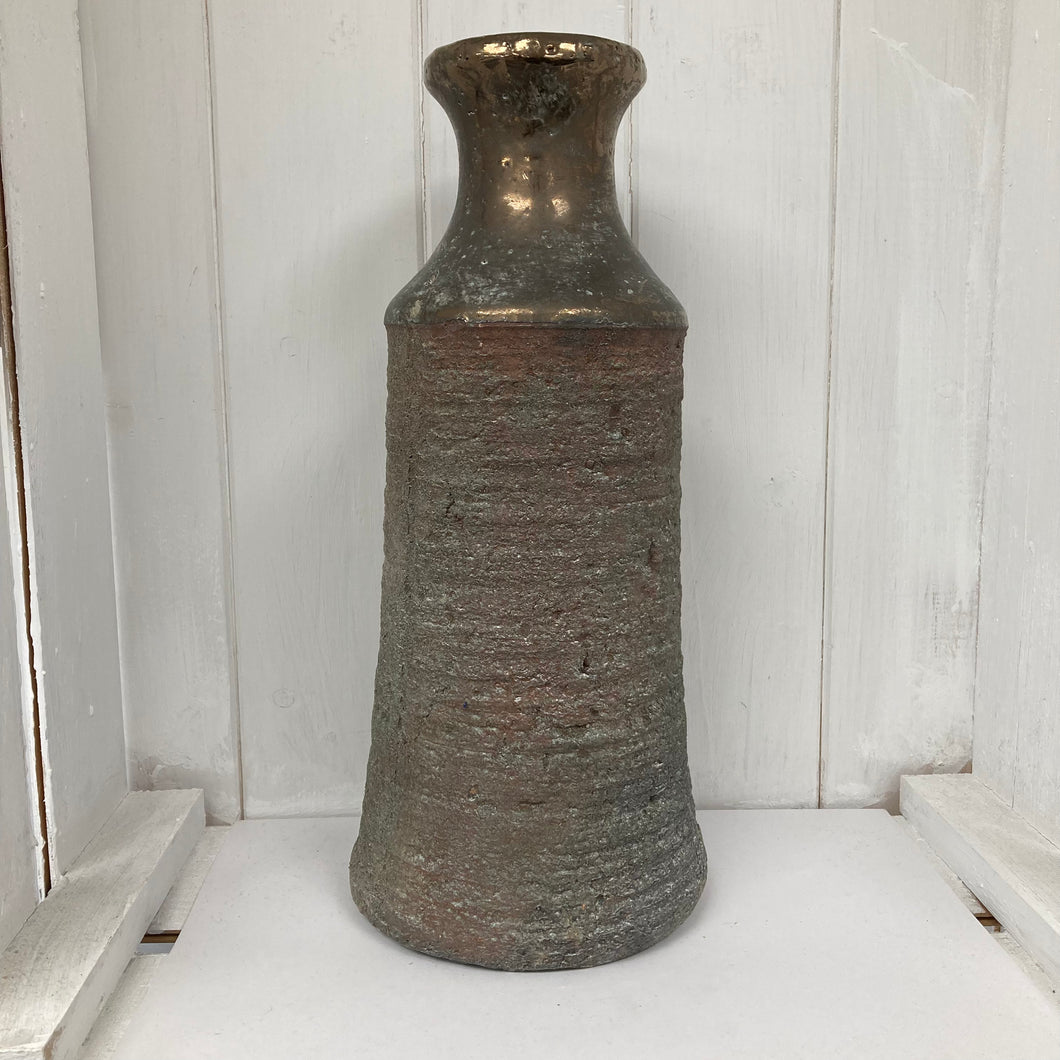 Rustic Bronze Vase