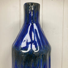 Load image into Gallery viewer, Large Bottle Vase ( Blue)
