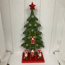 Load image into Gallery viewer, Small Xmas Tree with ladder and santas
