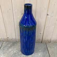 Load image into Gallery viewer, Large Bottle Vase ( Blue)
