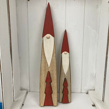 Load image into Gallery viewer, Wooden Santa/Red Tree
