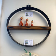 Load image into Gallery viewer, Whisky Barrel Hoop Shelf - 1 shelf
