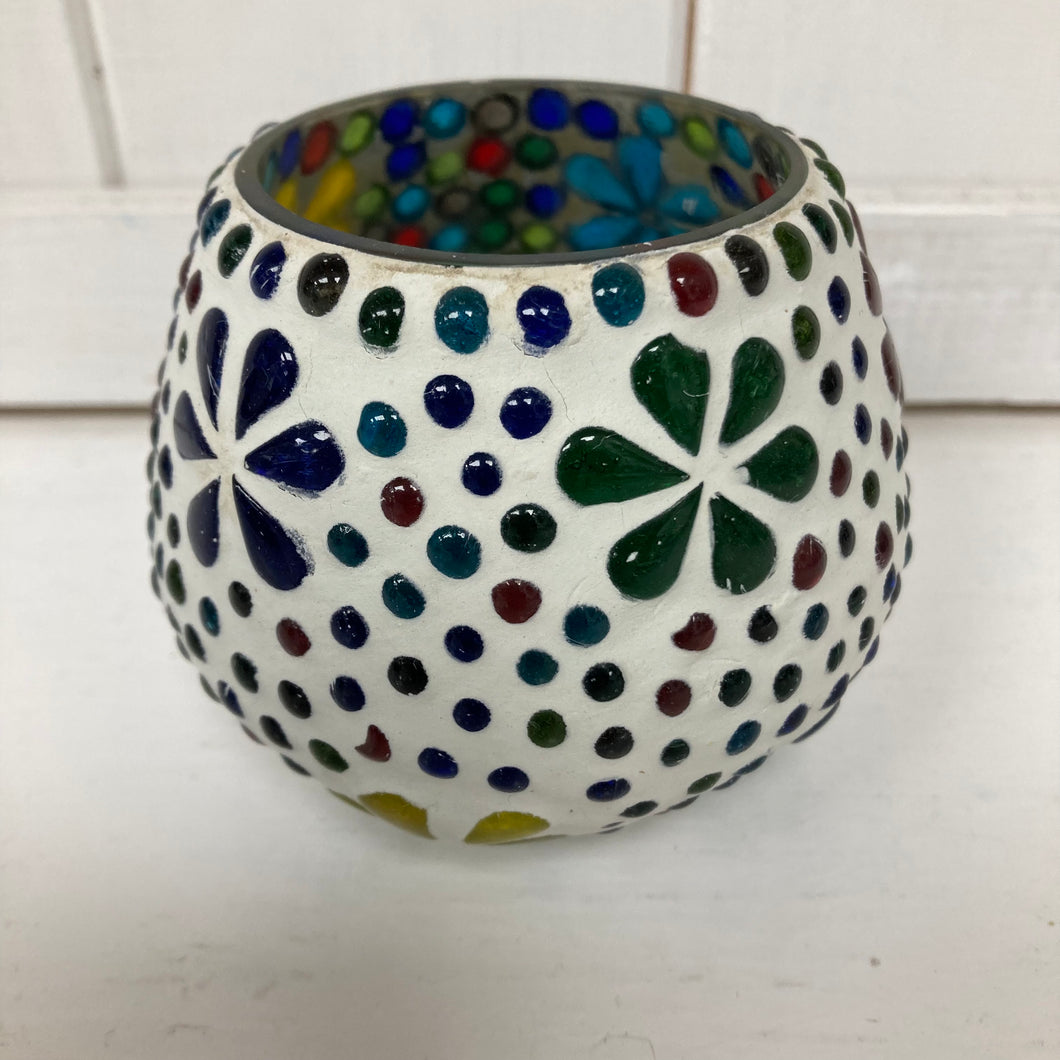 Mosaic Rounded Tealight Holder