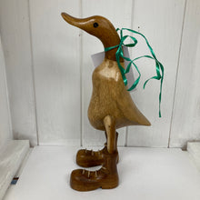 Load image into Gallery viewer, Wooden Ducks in Boots
