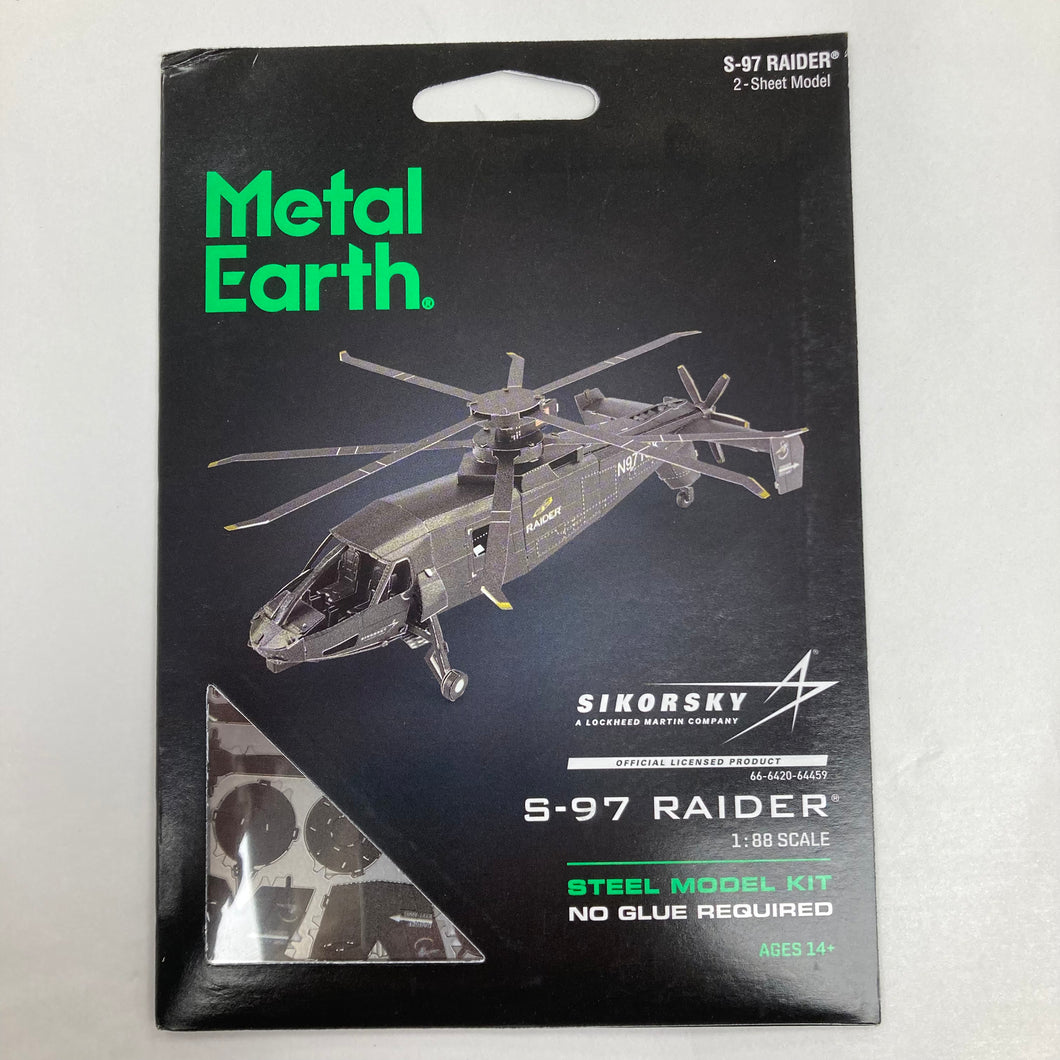 3D Metal Earth Model Kit:  S-97 Raider