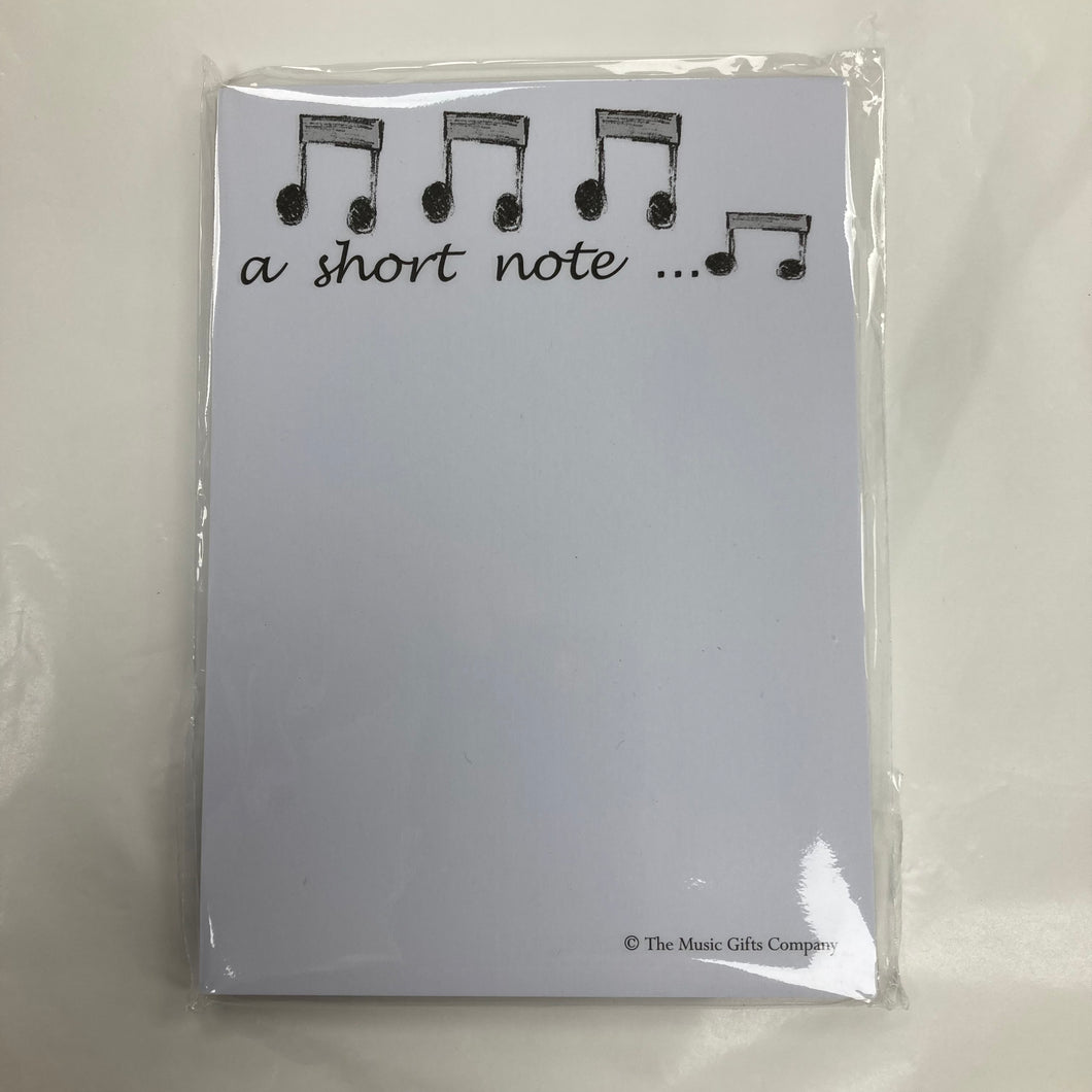 Short Note Notepad