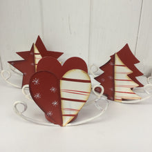 Load image into Gallery viewer, Set of 3 sleigh t-light holders
