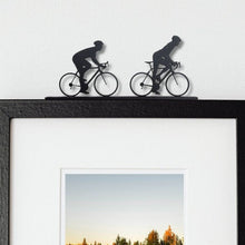 Load image into Gallery viewer, 2 Cyclists   - Shadow Shape
