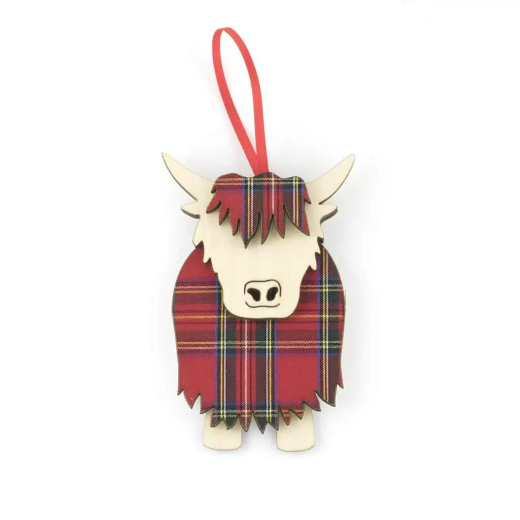 Hamish Cow Hanging Decoration