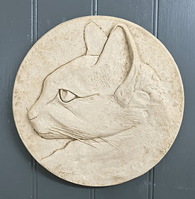 Circular Cat Plaque