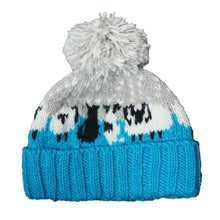 Load image into Gallery viewer, Sheep and Sheepdog Hat (100% Hand Knitted Wool)
