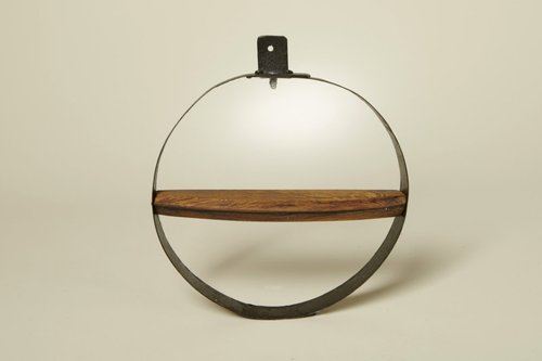 Whisky Barrel Hoop Shelf - 1 shelf