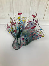 Load image into Gallery viewer, Wildflower Fused Glass Tea light Vases by Pam Peters - The Coast Office
